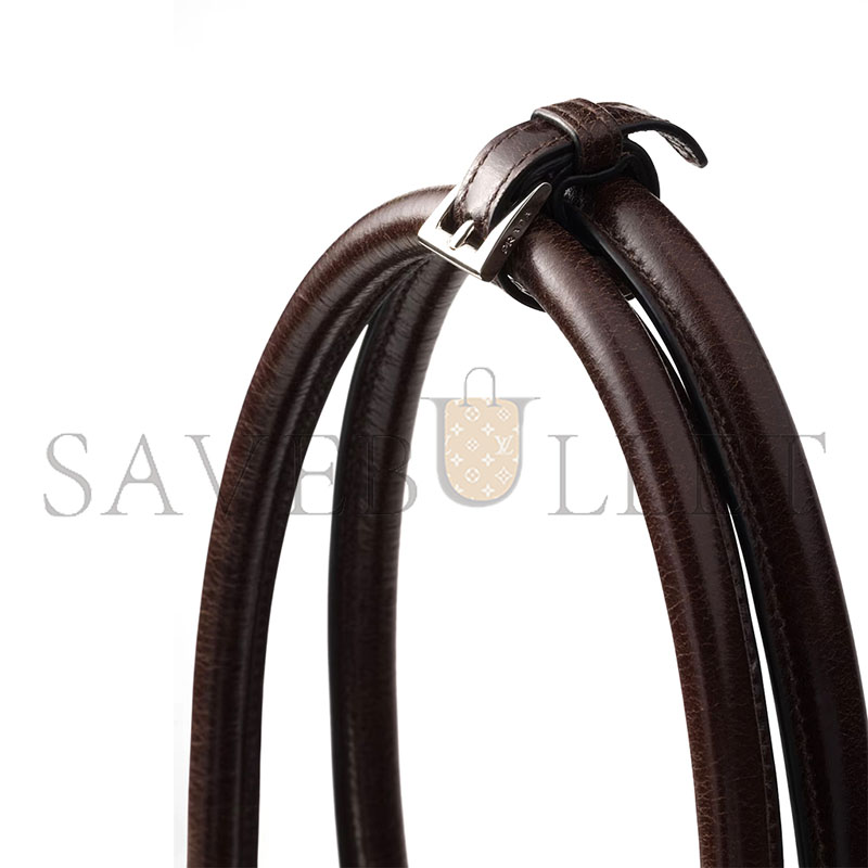 Pra*a bonnie leather tote bag 1ba439 (42*30*12cm)